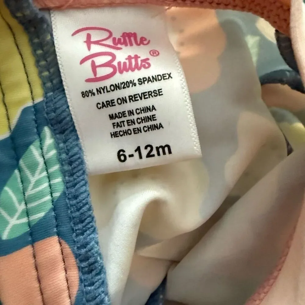 Ruffle Butts, Cat & Jack & Crazy 8 Lot of 3 swimsuits size 6-12 months